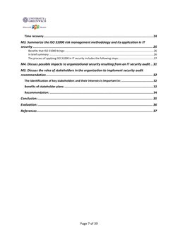 Page 7 of 39 
 
Time recovery .........................................................................................