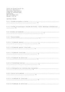 Comité de Normalización de 
Petróleos Mexicanos y 
Organismos Subsidiarios 
DISEÑO DE INSTALACIONES 
ELÉCTRICAS 
NRF-048-PEME