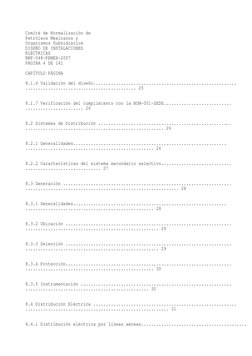 Comité de Normalización de 
Petróleos Mexicanos y 
Organismos Subsidiarios 
DISEÑO DE INSTALACIONES 
ELÉCTRICAS 
NRF-048-PEME