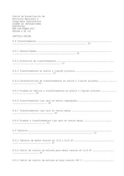 Comité de Normalización de 
Petróleos Mexicanos y 
Organismos Subsidiarios 
DISEÑO DE INSTALACIONES 
ELÉCTRICAS 
NRF-048-PEME