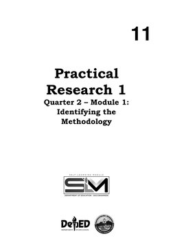 Practical Research 1: Quarter 2 - Module 1: Identifying The Methodology ...