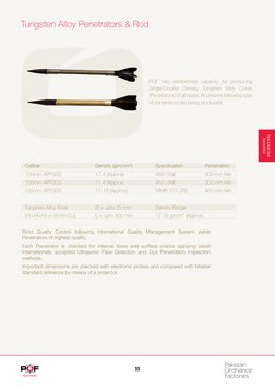 Apafds Tank and Anti-Tank Ammunition Specs | PDF | Shell (Projectile) | Ammunition