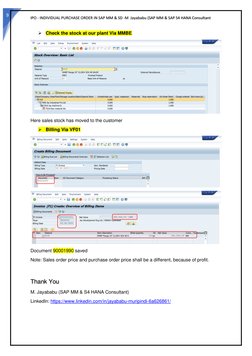 Individual Purchase Orders in SAP MM & SD | PDF | Business Process ...
