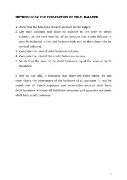 Trial Balance Preparation for Class 11 | PDF | Debits And Credits ...