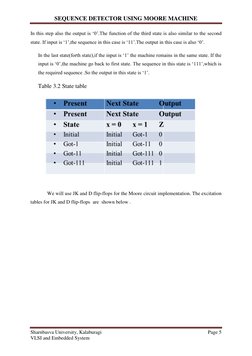 Chapter-1: Sequence Detector Using Moore Machine | PDF | Electronic ...