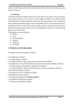 Python Internship Report 2020-2021 | PDF | Python (Programming Language ...
