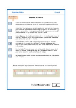 Ficha 2
Régimen de pausas
0 0
0 2
0 3
X
4 4
0 6
0 10
4
A modo descriptivo, se puede señalar la distribución de pausas en la j