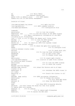 GPFS Command Reference Guide | PDF | File System | Data Management