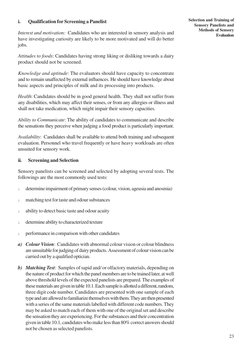 Sensory Panelist Training Methods | PDF | Taste | Odor
