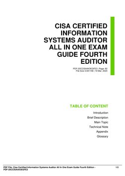 CISA All-in-One Exam Guide, 4th Edition | PDF | Mobile Computers