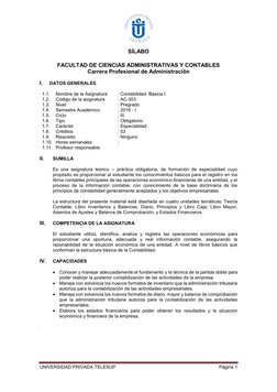 UNIVERSIDAD PRIVADA TELESUP 
Página 1 
SÍLABO 
FACULTAD DE CIENCIAS ADMINISTRATIVAS Y CONTABLES 
Carrera Profesional de Admin