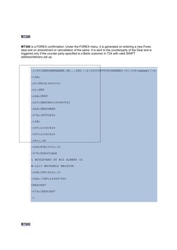 Mt300 Example SWIFT Messages in Treasury Operations | PDF | Money Market | Banks