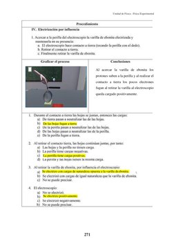 Unidad de Física - Física Experimental 
271 
 
 
 
 
 
 
 
 
 
 
 
 
 
 
 
 
 
Al acercar la varilla de ebonita los 
protones