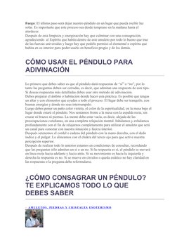 (https://www.wemystic.com/es/author/igor-vera/)Fuego: El último paso será dejar nuestro péndulo en un lugar que pueda recibi