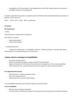 -
Investigadores o PIS, Universidad y C.I que dependan de las adm Publ. ( pueden prestar sus servicios en 
sociedades creadas
