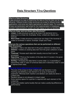 Data Structure Viva Questions Guide | PDF | Queue (Abstract Data Type ...