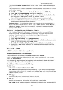 Microsoft Access 2003
You can create a Blank database & then add the Tables, Forms, Reports & o