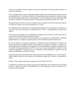 concurso. No podrán realizarse ningún otro tipo de reparaciones al sistema incluso aunque sus 
causas sean diferentes.
 
Todo