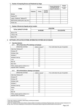 ICT Infrastructure Inventory Report | PDF | Personal Computers ...