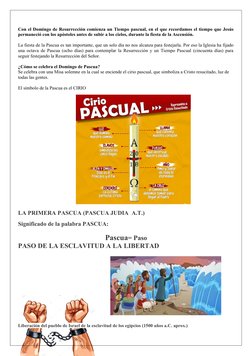 La Pascua: Resurrección y Esperanza | PDF | Pascua de Resurrección | La ...