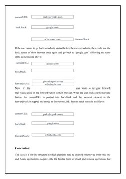 Browser Navigation with Stacks | PDF | World Wide Web | Internet & Web