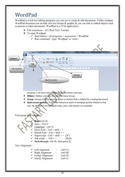 Wordapd WordPad Basics for Students | PDF | Computing Platforms | Microsoft Windows