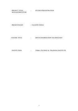 Student Registration Management System | PDF | Computer Science | Computing