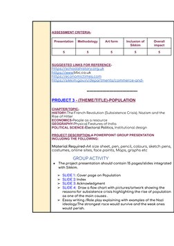 ASSESSMENT CRITERIA-
Presentation
Methodology
Art form
Inclusion of
Sikkim
Overall
impact
5
5
5
5
5
SUGGESTED LINKS FOR REFER