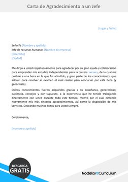 DESCARGA
GRATIS
[Lugar y fecha]
Señor/a [Nombre y apellido]
Jefe de recursos humanos [Nombre de empresa]
[Dirección]
[Ciudad]