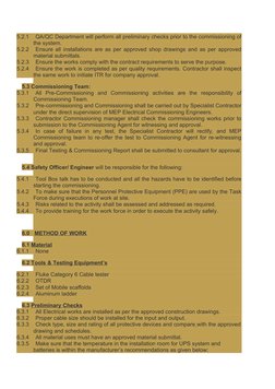 UPS System Installation Method Statement | PDF | Power Inverter | Rectifier