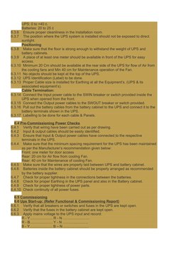 UPS System Installation Method Statement | PDF | Power Inverter | Rectifier