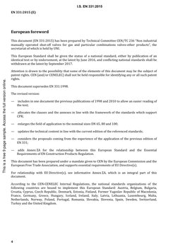 En 331 (2015) - Isolation Ball Valve | PDF | Pipe (Fluid Conveyance ...
