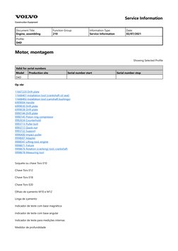 Service Information
Document Title:
Function Group:
Information Type:
Date:
Engine, assembling
210
Service Information
02/07/