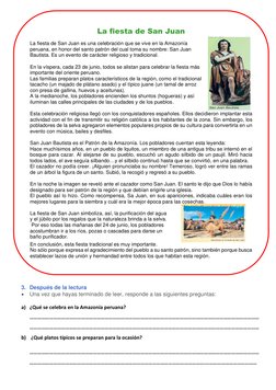 Fiesta de San Juan en la Amazonía Peruana | PDF | Religión y creencia