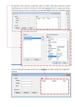 Uso de ListView en VB.NET Forms | PDF | Informática | Programación de ...