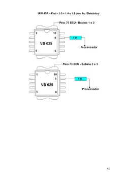 IAW 4SF – Fiat – 1.0 – 1.4 e 1.8 com Ac. Eletrônico 
 
82 
