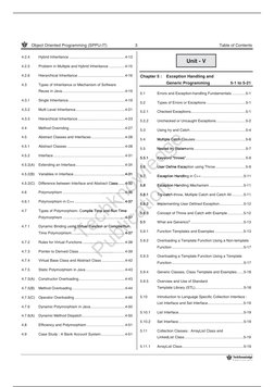 Object Oriented Programming (SPPU-IT) 
3 
Table of Contents 
 
4.2.4 
Hybrid Inheritance ................................