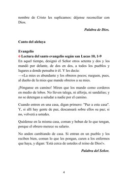 nombre  de  Cristo  les  suplicamos:  déjense  reconciliar  con
Dios. 
Palabra de Dios.
Canto del aleluya 
Evangelio
 Lectura