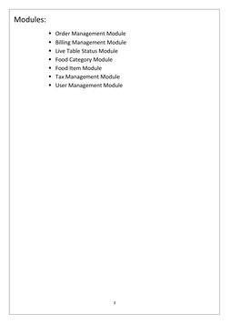 Restaurant Management System Overview | PDF | Restaurants | Menu