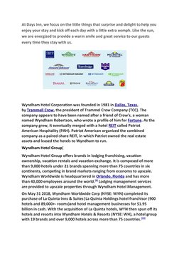 At Days Inn, we focus on the little things that surprise and delight to help you
enjoy your stay and kick off each day with a