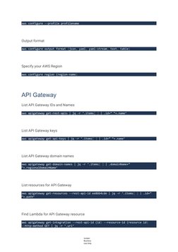 AWS CLI Command Reference Guide | PDF | Command Line Interface | Amazon ...