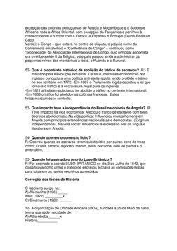 excepção das colónias portuguesas de Angola e Moçambique e o Sudoeste 
Africano, toda a África Oriental, com excepção da Ta