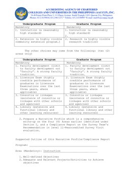 AACCUP Level III & IV Accreditation Guidelines | PDF | Libraries | Test ...