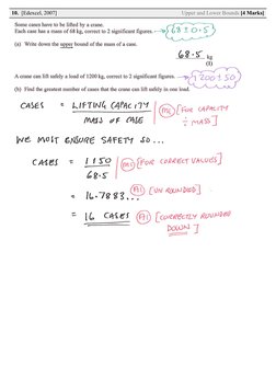 IGCSE Upper and Lower Bounds Solutions | PDF | Accuracy And Precision ...