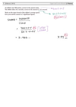 IGCSE Upper and Lower Bounds Solutions | PDF | Accuracy And Precision ...