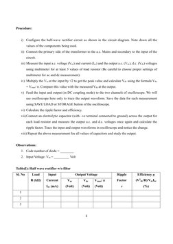 Half-Wave Rectifier: With & Without Filter | PDF | Rectifier | Physical ...