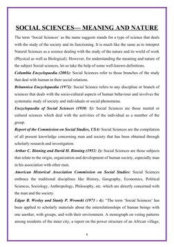 Nature and Scope of Social Science | PDF | Social Science | Science