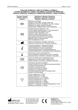 Package Insert - API 50 CHL Medium | PDF | Infection | Microbiology