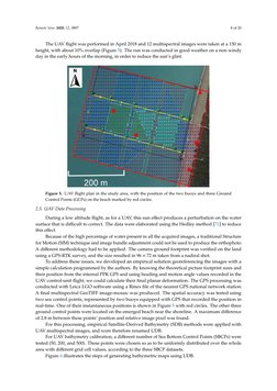 Remote Sens. 2020, 12, 3897
8 of 20
The UAV ﬂight was performed in April 2018 and 12 multispectral images were taken at a 150