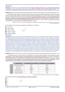 Alternativa D
Resolução: Analisando os dados apresentados na tabela para os isótopos de protactínio, o indicador mais confiáv